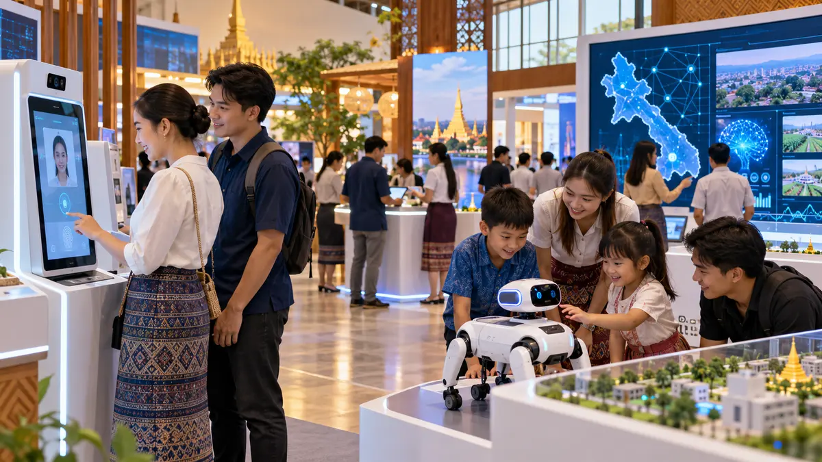 Lao Digital Week ปิดงานวันนี้ ดันบัตรดิจิทัล–LAeID จากเวที AI สู่บริการประชาชน