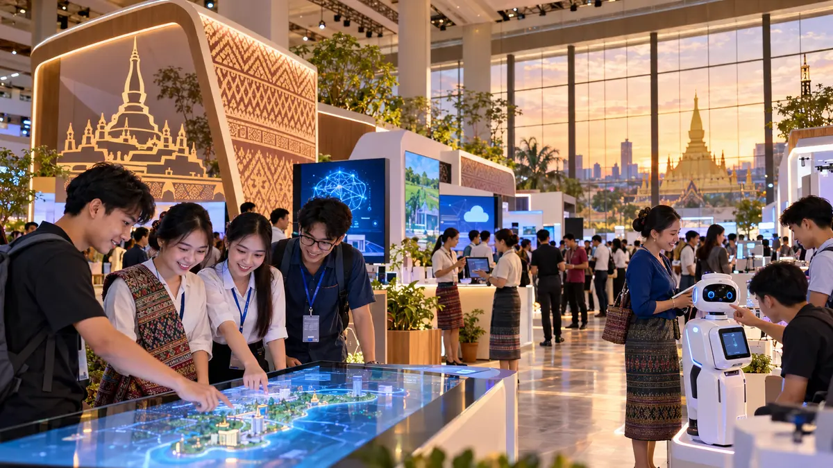 ลาวเปิด Digital Week 2026 ชู AI–รัฐบาลดิจิทัล จับตาเทคโนโลยีเข้าถึงร้านเล็ก