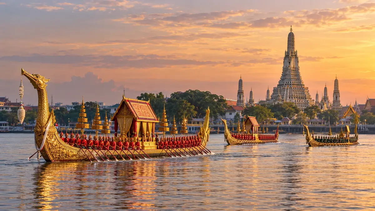 เปิด 16 จุดชมขบวนพยุหยาตราทางชลมารค 6 พ.ย.—52 ลำ 2,200 ฝีพายเต็มเจ้าพระยา