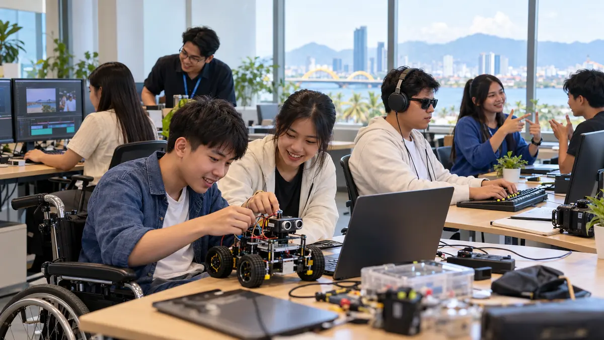 12 เยาวชนพิการไทยลุยเวที AI ที่ดานัง—จับตาไทยรับไม้ต่อเจ้าภาพปี 2570