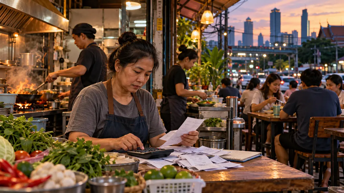 ร้านอาหารไทยแตะ 6.82 แสนล้าน แต่กำไรไม่ได้โตตาม—ตลาดใหญ่ขึ้นท่ามกลางร้านกว่า 7 แสนแห่ง