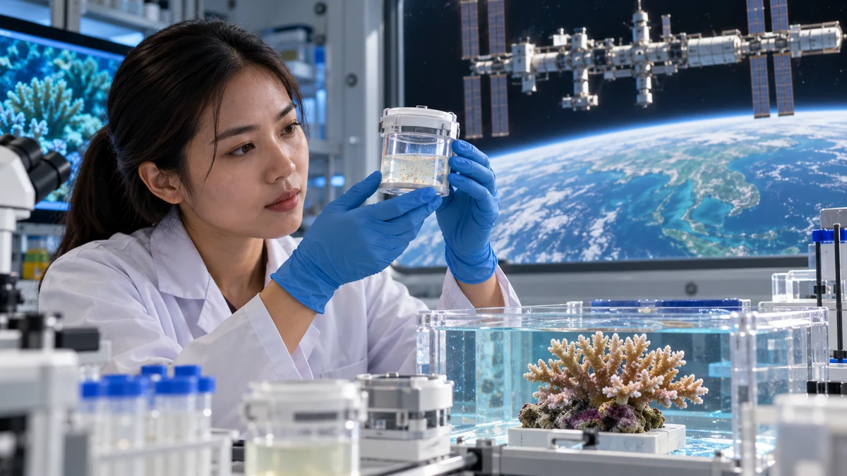 จุลินทรีย์ปะการังไทยเตรียมขึ้น ISS ทดสอบความแกร่งเพื่อกู้แนวปะการัง