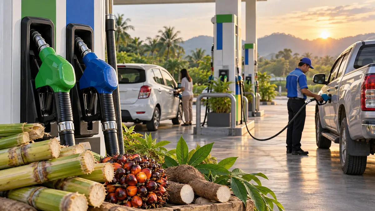 ภาษี E20–B20 ลดกว่า 5 บาท แต่หน้าปั๊มลง 2.19–3.69 บาท—ต่างกันเพราะอะไร